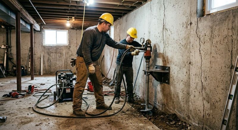 Basement Stabilization in San Mateo, CA