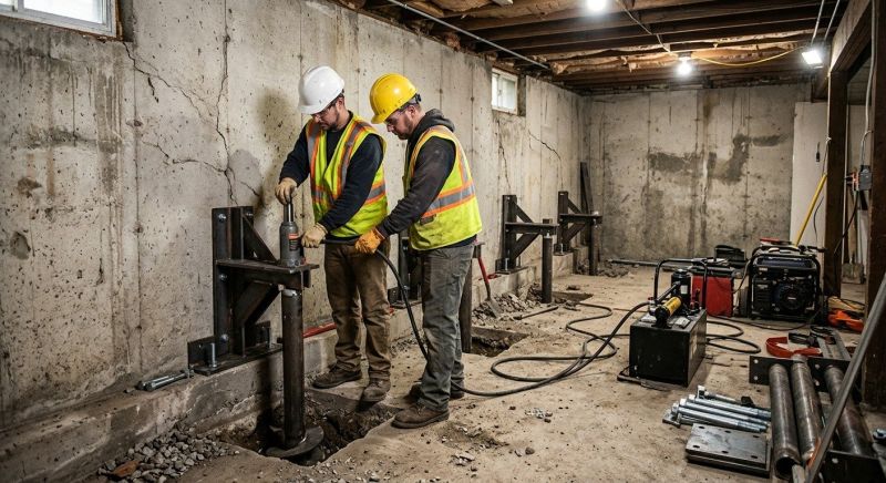 Basement Stabilization in San Mateo, CA