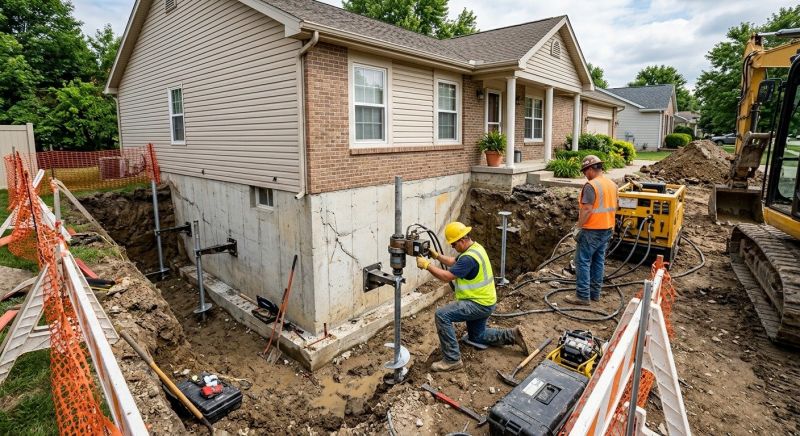 Building Foundation Repair in Redwood City, CA