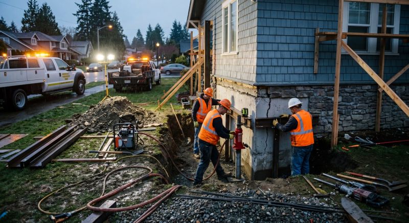 Building Foundation Repair in San Bruno, CA