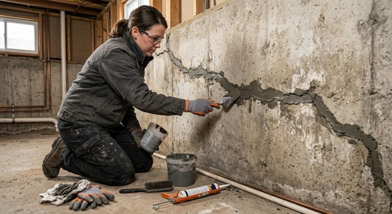 Cracked Basement Floor Repair in San Mateo, CA