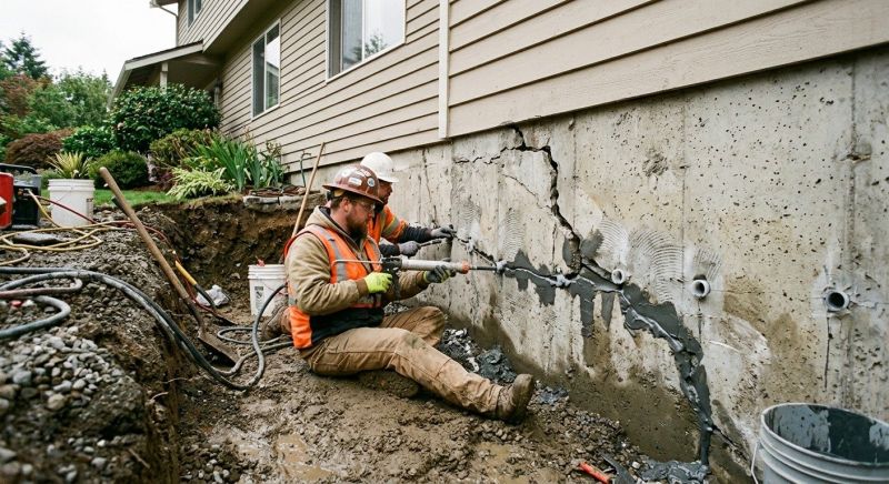Cracked Foundation Repair in Half Moon Bay, CA