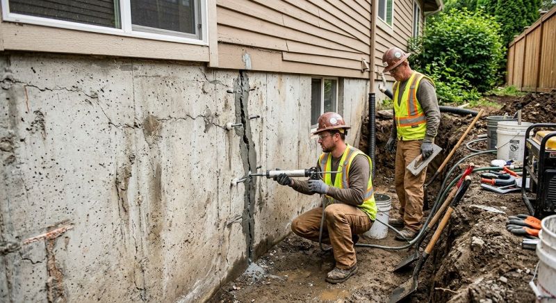 Cracked Foundation Repair in Redwood City, CA