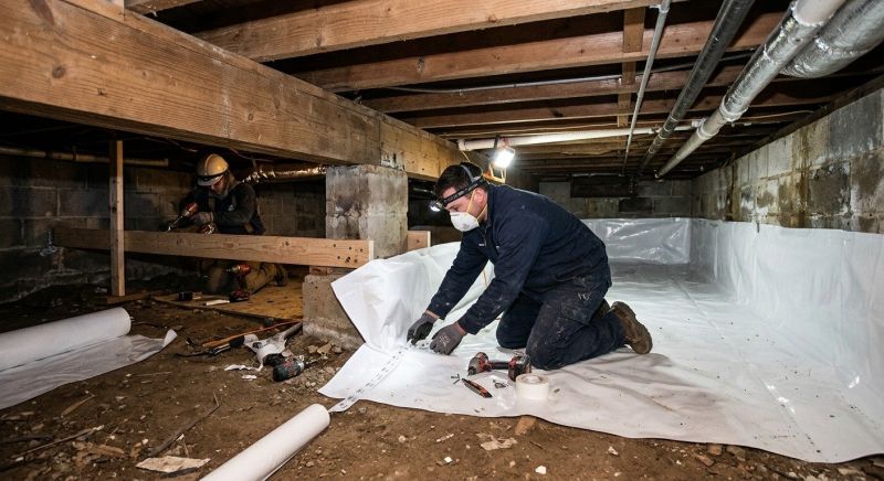 Crawl Space Leveling in San Mateo, CA