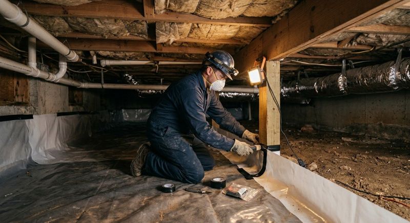 Crawl Space Leveling in San Mateo, CA