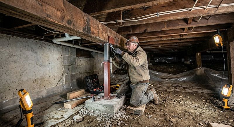 Crawlspace Foundation Repair in Cupertino, CA