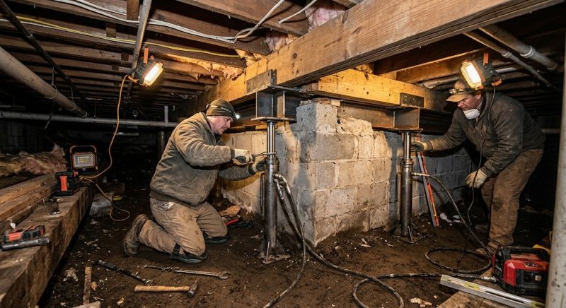 Crawlspace Foundation Repair in Millbrae, CA