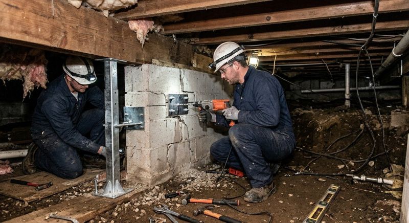 Crawlspace Foundation Repair in Millbrae, CA