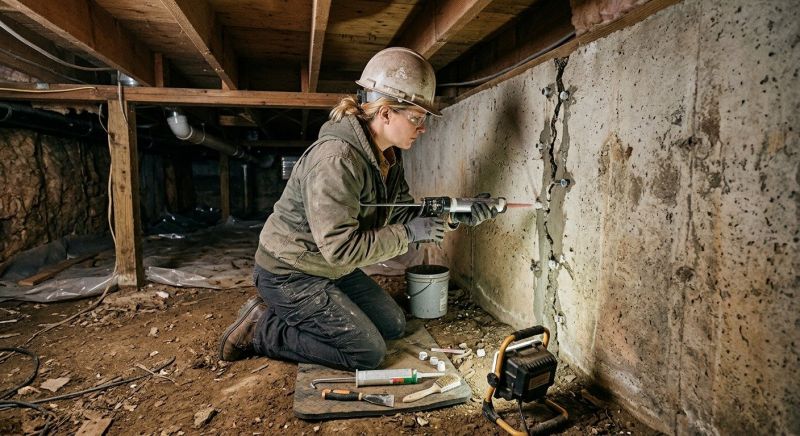 Crawlspace Foundation Repair in San Bruno, CA