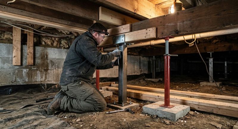Crawlspace Structural Repair in San Mateo, CA