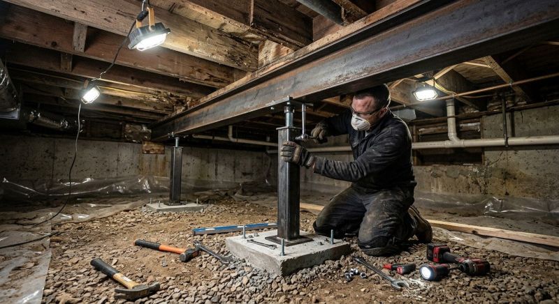 Crawlspace Structural Repair in San Mateo, CA