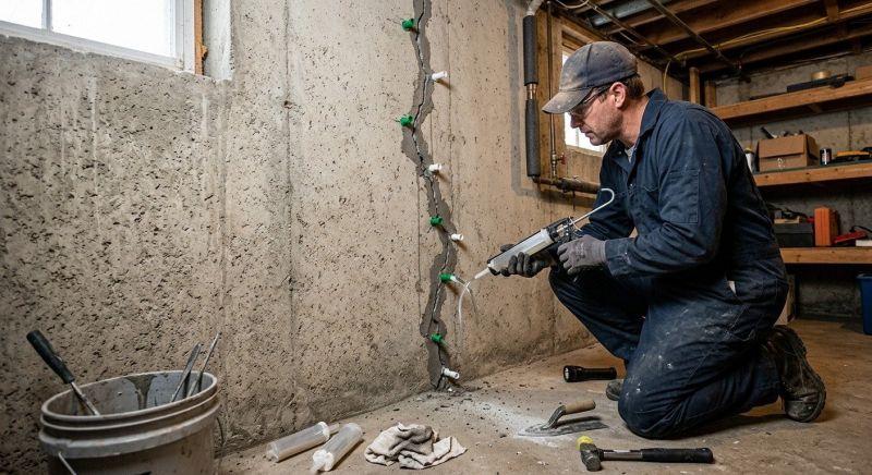 Foundation Crack Repair in Burlingame, CA
