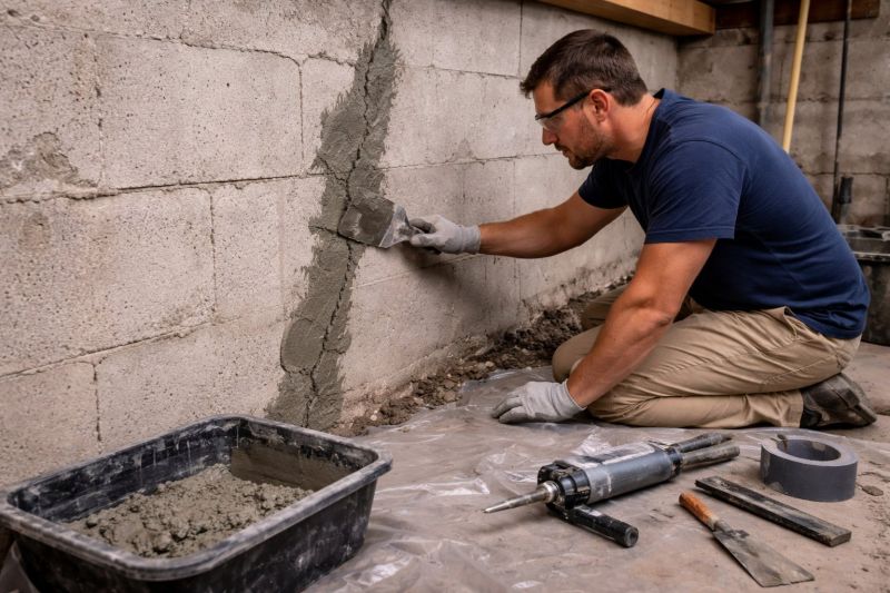 Foundation Crack Repair in Pescadero, CA