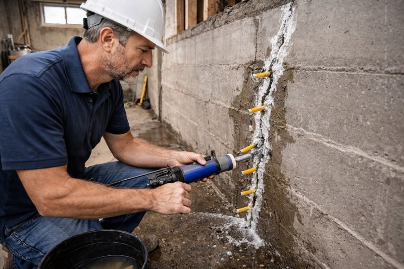 Foundation Crack Sealing in San Mateo, CA