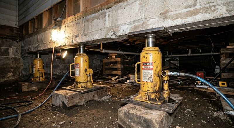 Foundation Jacking in Brisbane, CA