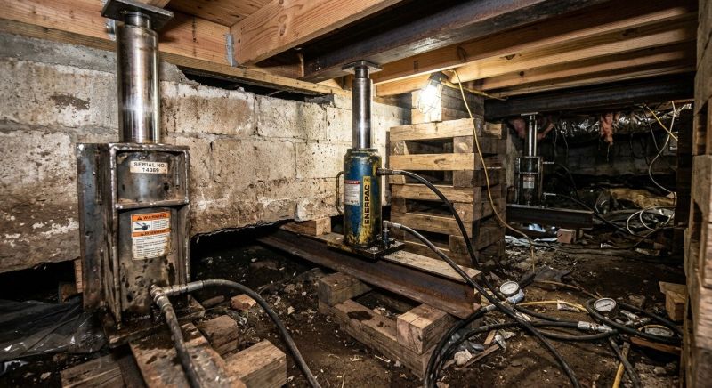 Foundation Jacking in Half Moon Bay, CA