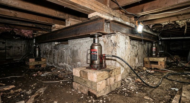 Foundation Jacking in Portola Valley, CA