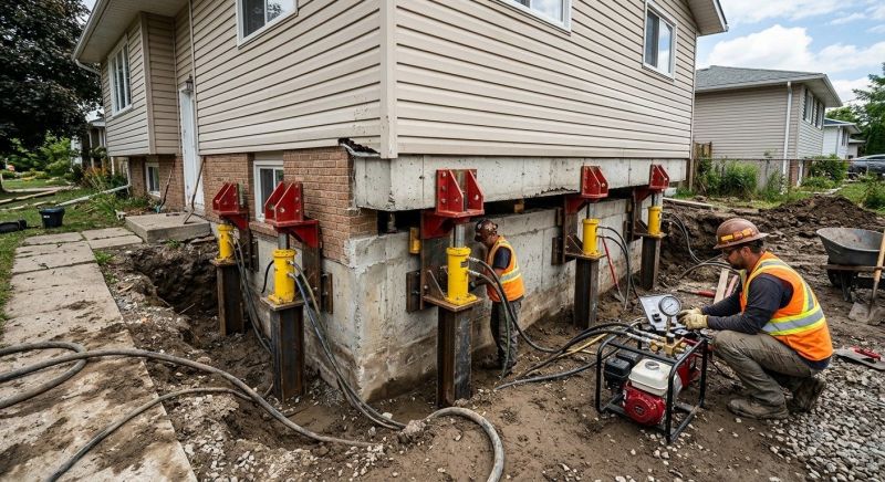 Foundation Lifting in Brisbane, CA