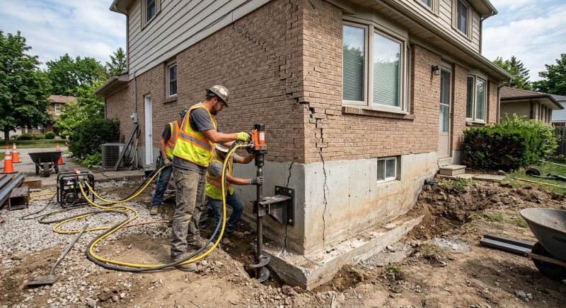 Foundation Lifting in Sunnyvale, CA