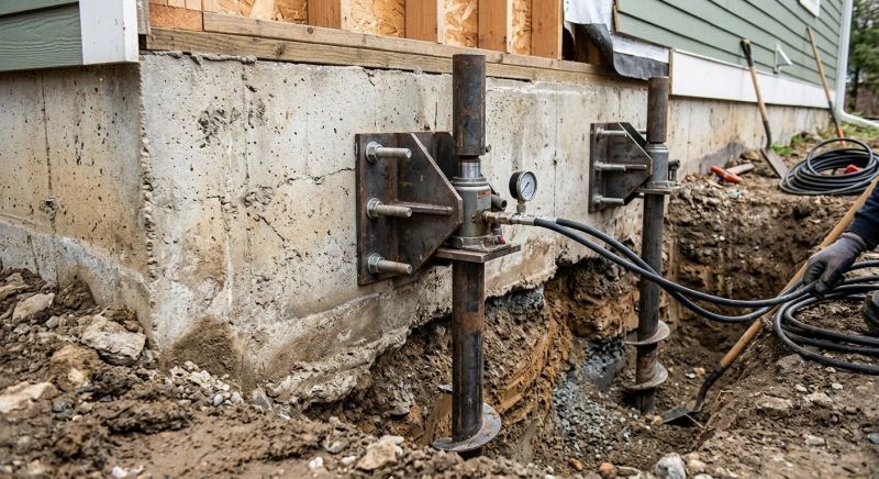 Foundation Pier Leveling in San Mateo, CA