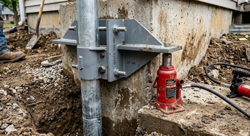 Foundation Pier Leveling in San Mateo, CA