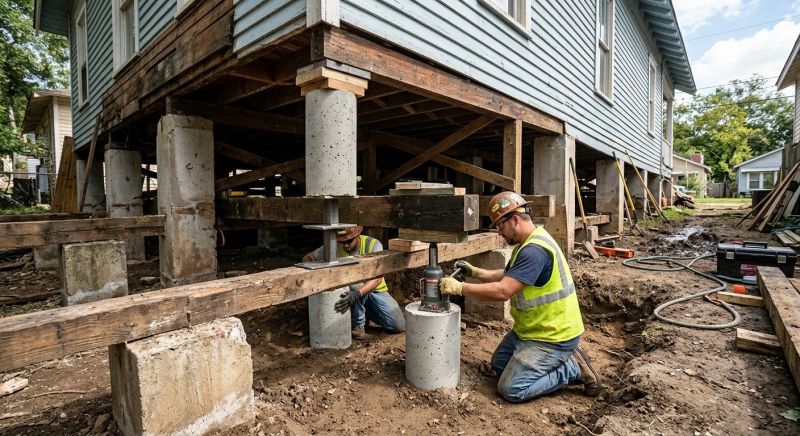 Foundation Pier Repair in San Mateo, CA