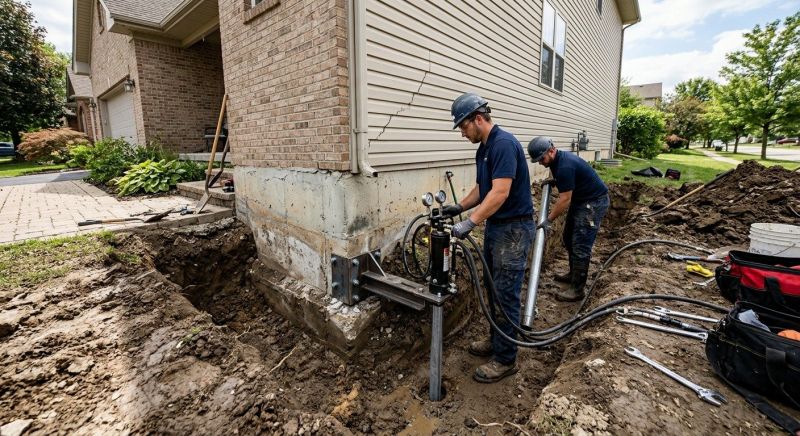 Foundation Settlement Repair in San Mateo, CA