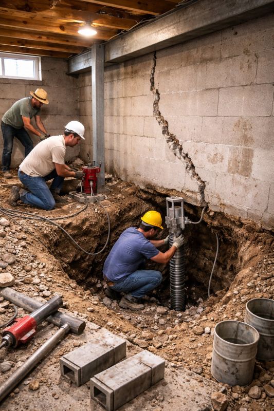 Foundation Structural Repair in Pleasanton, CA