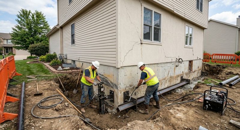 Sinking Foundation Repair in Cupertino, CA