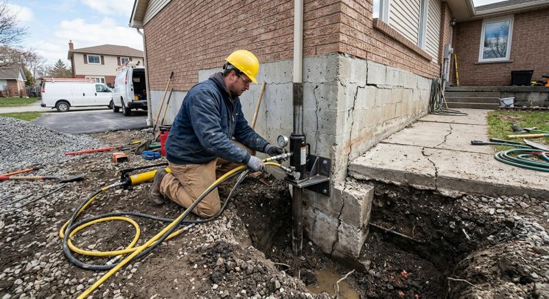 Sinking Foundation Repair in Daly City, CA