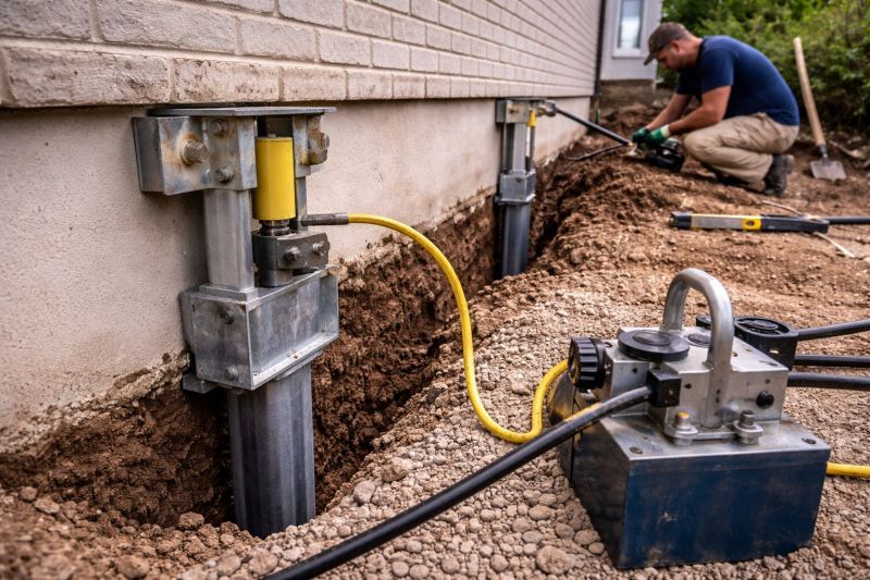 Sinking Foundation Repair in Pleasanton, CA