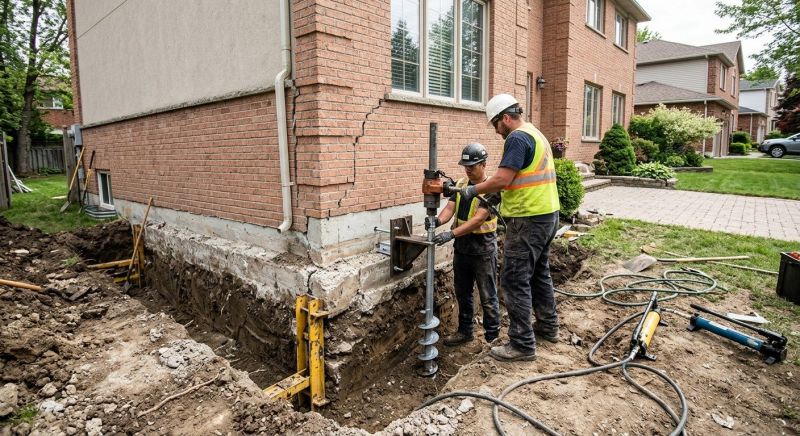 Sinking Foundation Repair in Stanford, CA