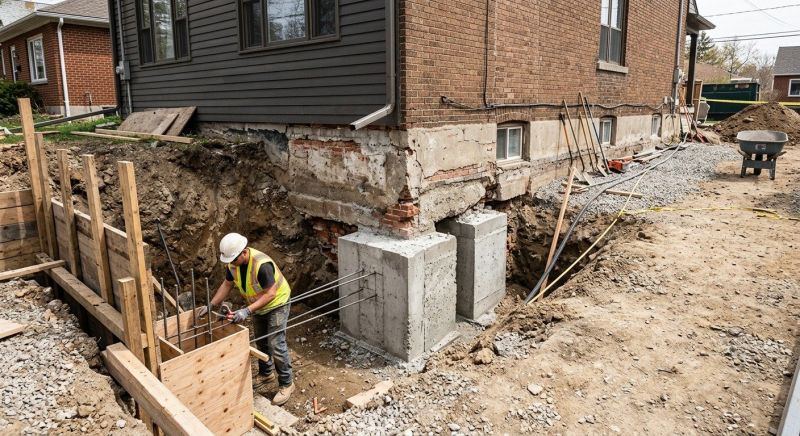 Structural Underpinning in San Mateo, CA