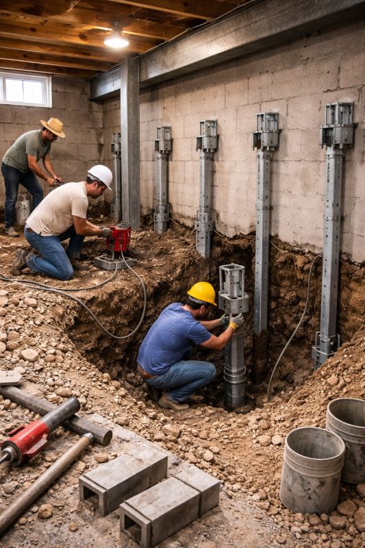 Structural Underpinning in San Mateo, CA