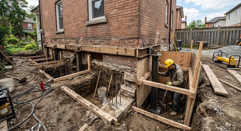Structural Underpinning in San Mateo, CA